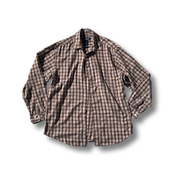 Checkered Flannel Longsleeve Shirt 90’s Aesthetic - Picture 1 of 2